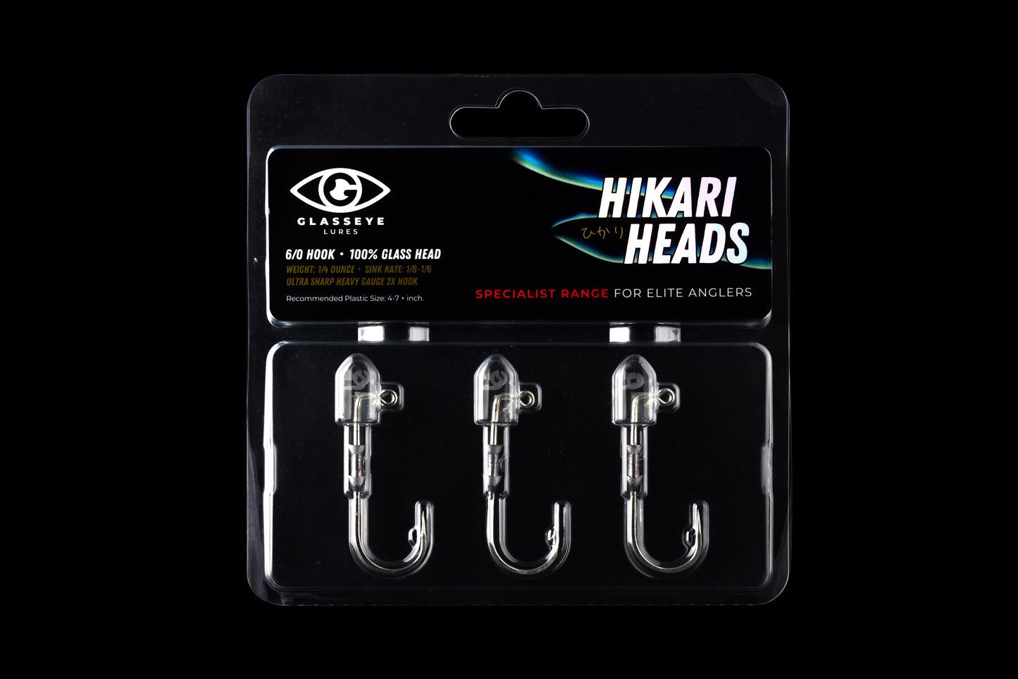 HIKARI HEADS 6/0 (3PK)